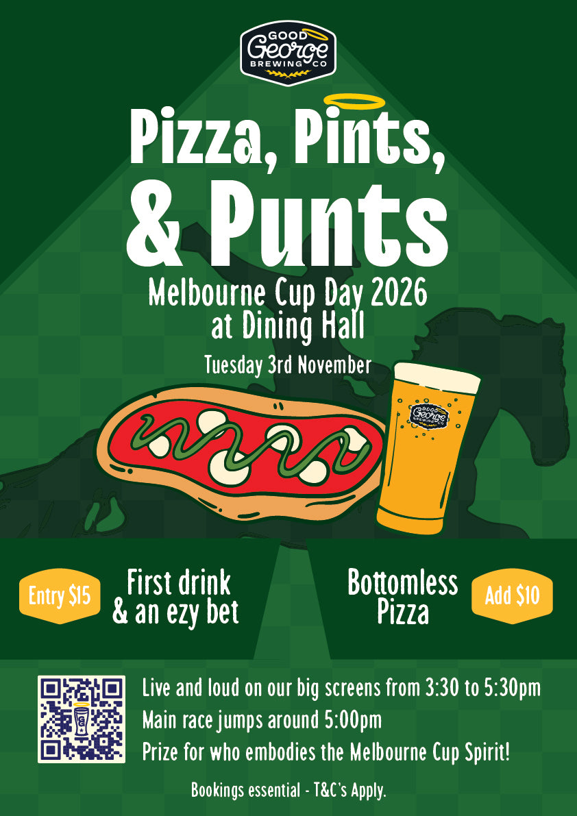 Pizza, Pints & Punts - Melbourne Cup Day at Dining Hall